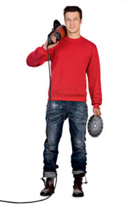 Textile publicitaire : Workwear Sweater Rouge 2