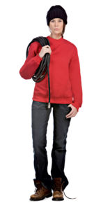 Textile publicitaire : Workwear Sweater Rouge 3