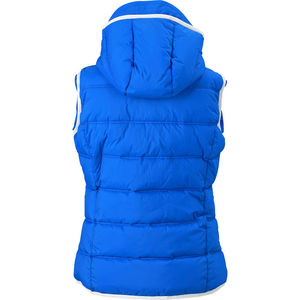 Sehi | Bodywarmer personnalisé pour femme Bleu nautique Blanc 2