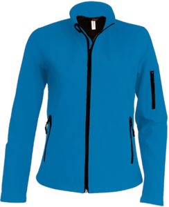 Nassi | Softshell publicitaire pour femme Aqua blue