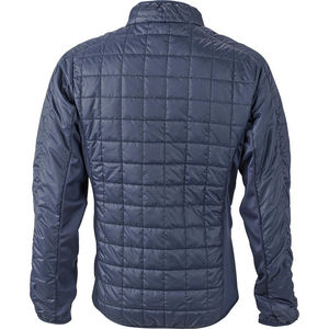 Haqu | Veste publicitaire pour homme Marine Argent 1